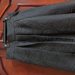 Brocade black maxi skirt size 8